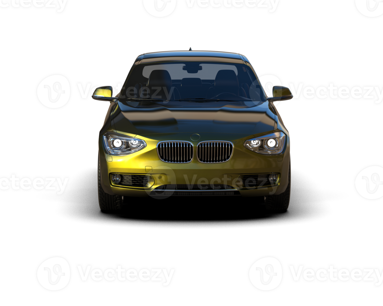 Modern car isolated on background. 3d rendering - illustration png