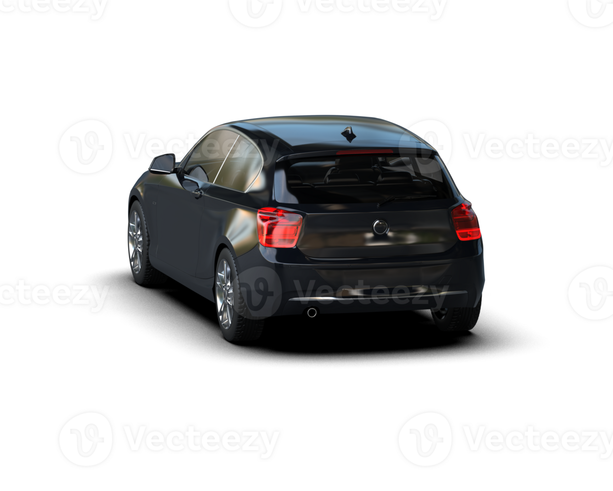 Modern car isolated on background. 3d rendering - illustration png