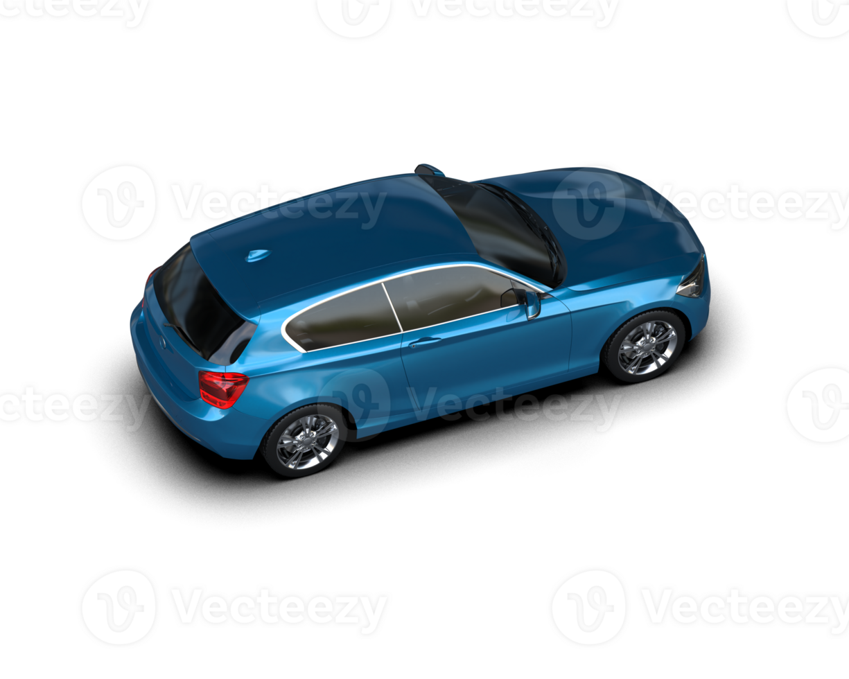 Modern car isolated on background. 3d rendering - illustration png