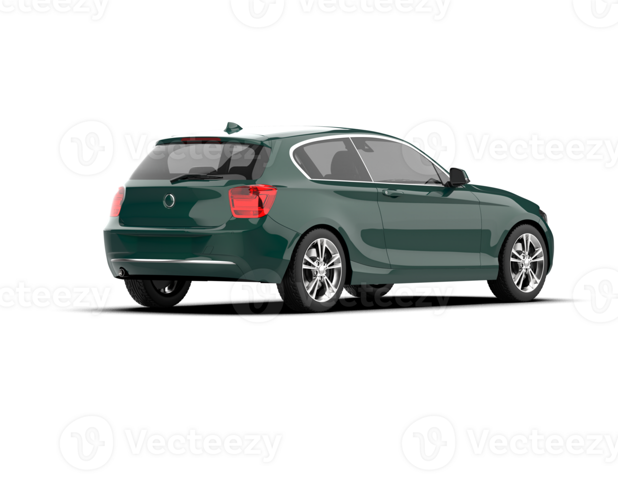 Modern car isolated on background. 3d rendering - illustration png