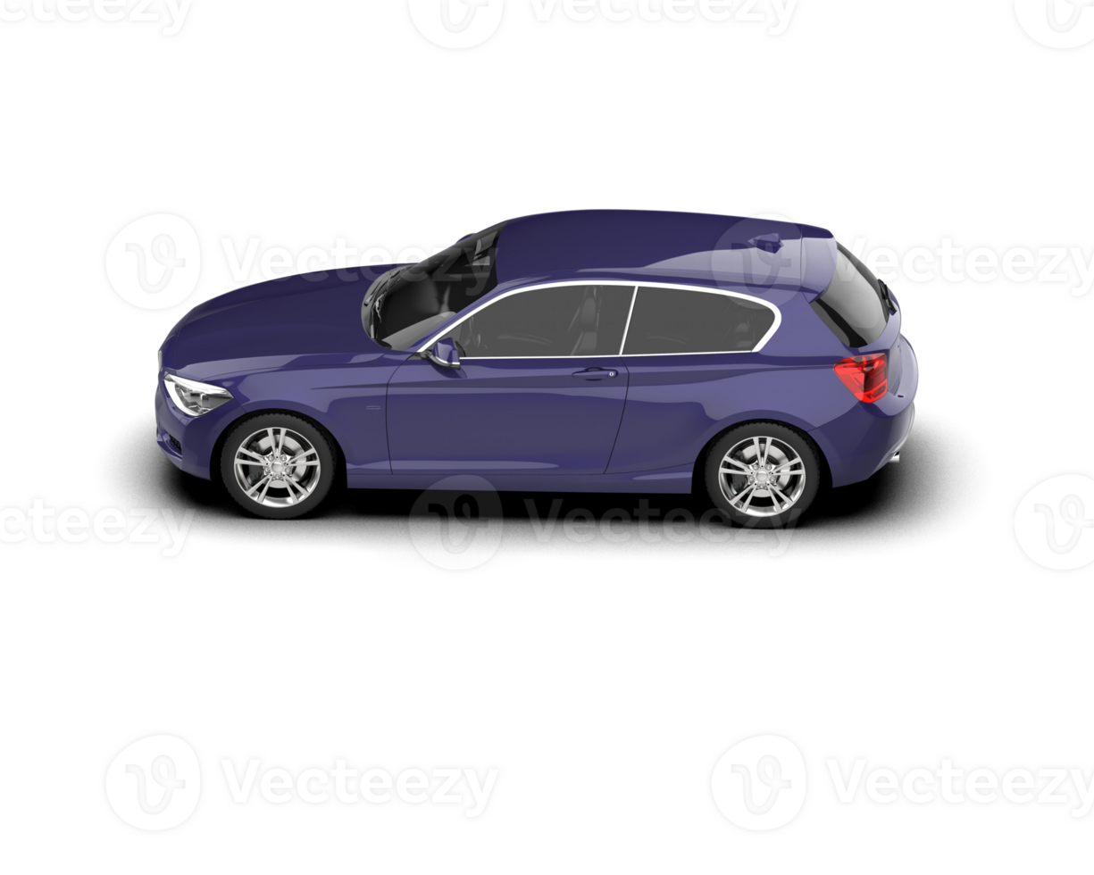 Modern car isolated on background. 3d rendering - illustration png
