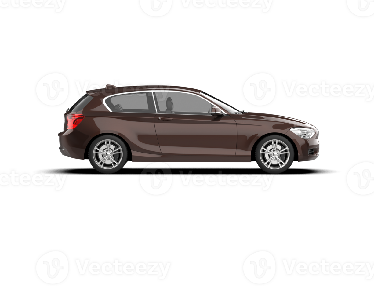 Modern car isolated on background. 3d rendering - illustration png