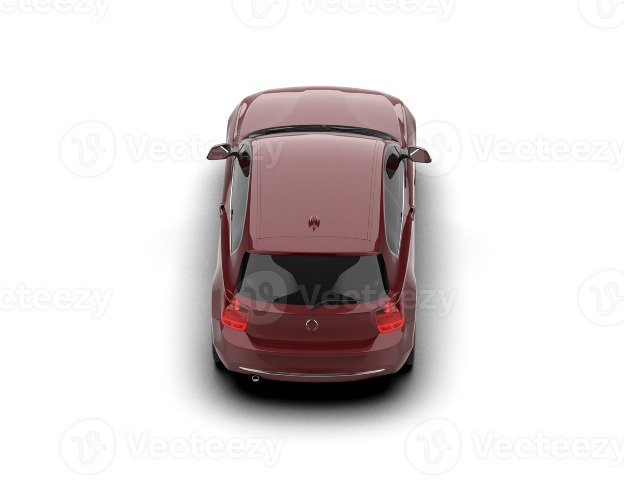 Modern car isolated on background. 3d rendering - illustration png
