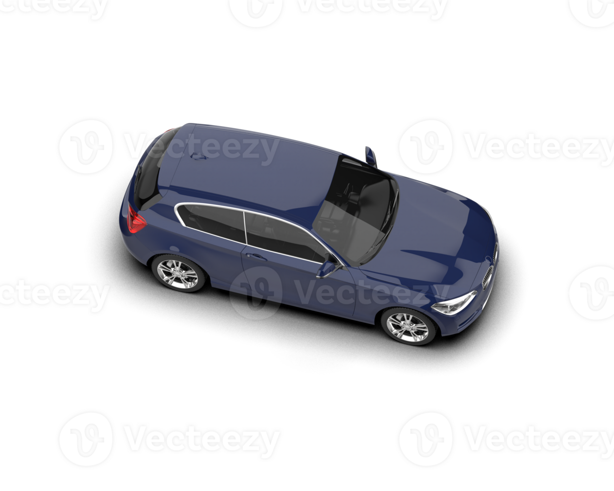Modern car isolated on background. 3d rendering - illustration png