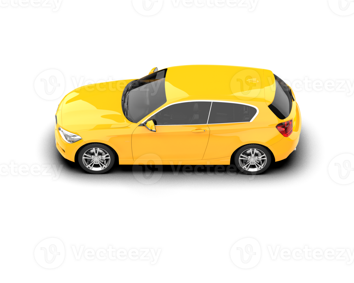 Modern car isolated on background. 3d rendering - illustration png