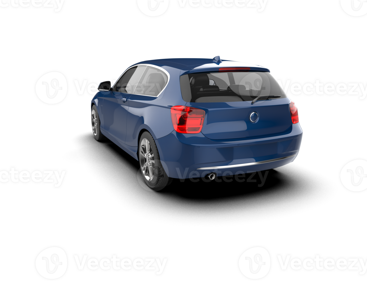 Modern car isolated on background. 3d rendering - illustration png