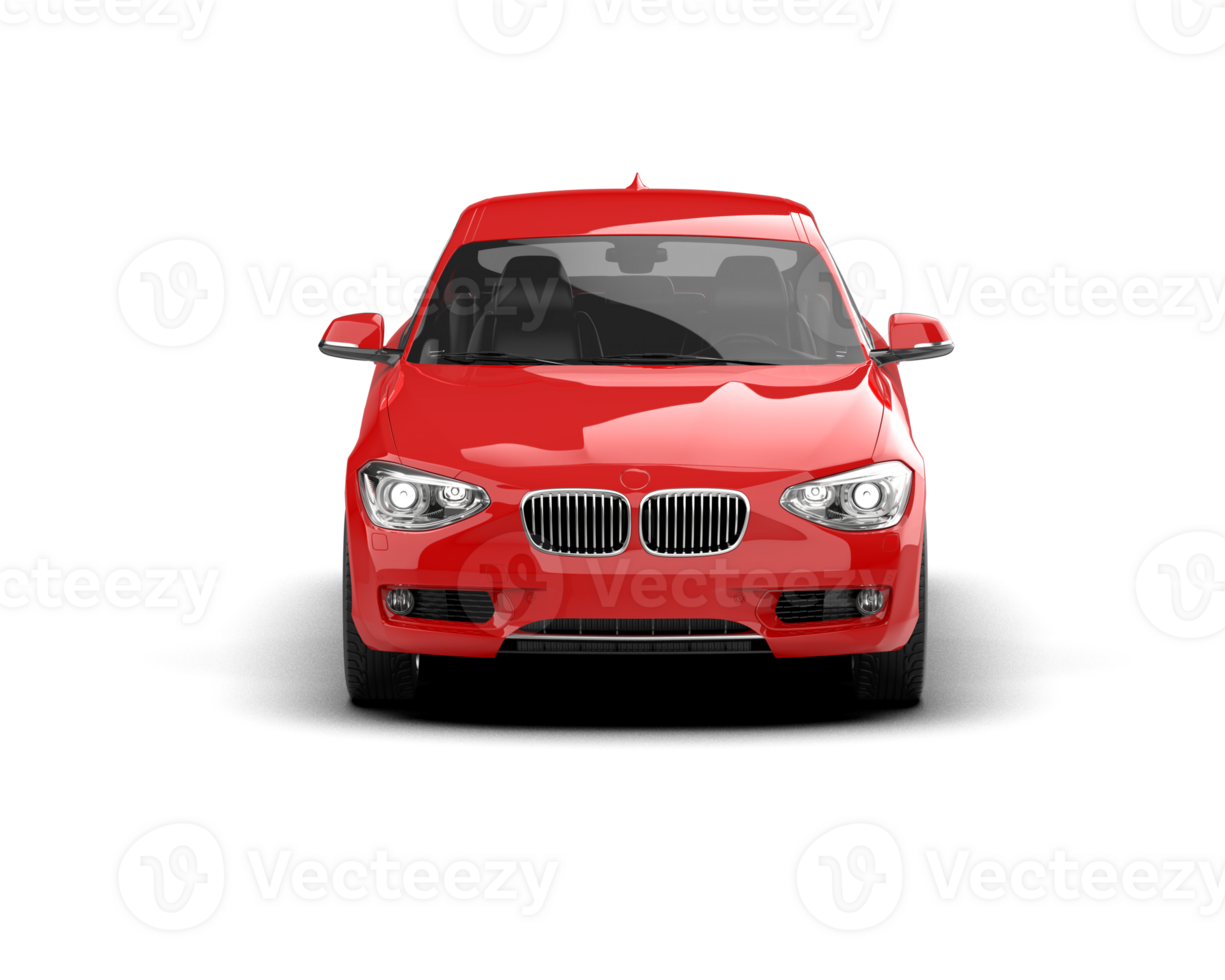 Modern car isolated on background. 3d rendering - illustration png