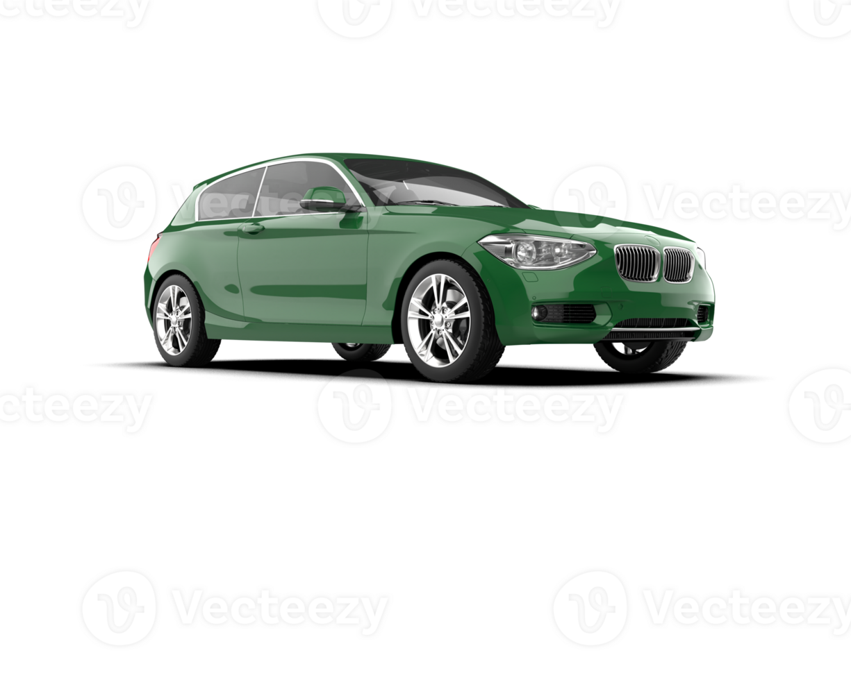 Modern car isolated on background. 3d rendering - illustration png