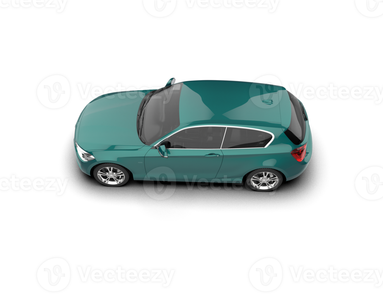 Modern car isolated on background. 3d rendering - illustration png