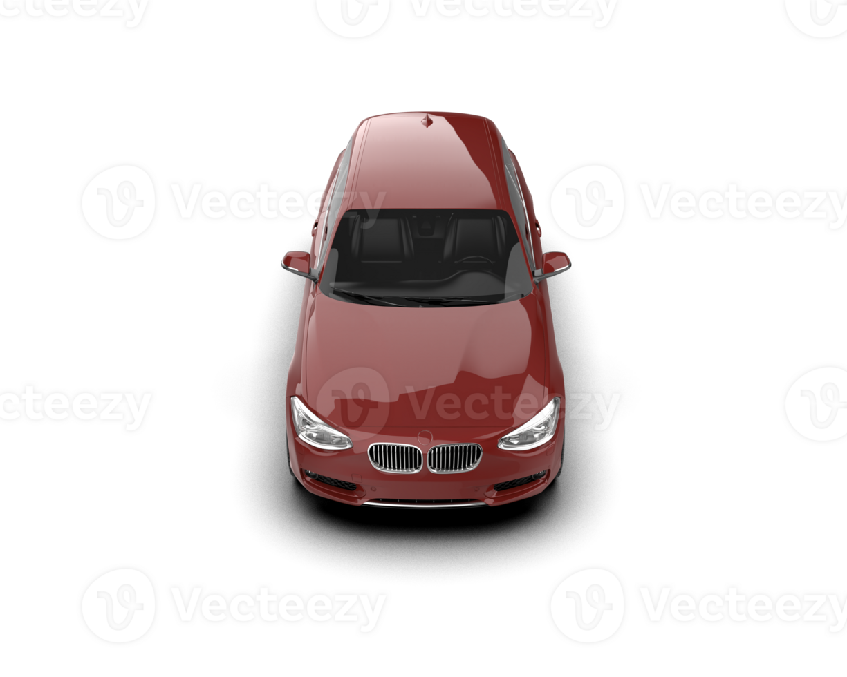 Modern car isolated on background. 3d rendering - illustration png