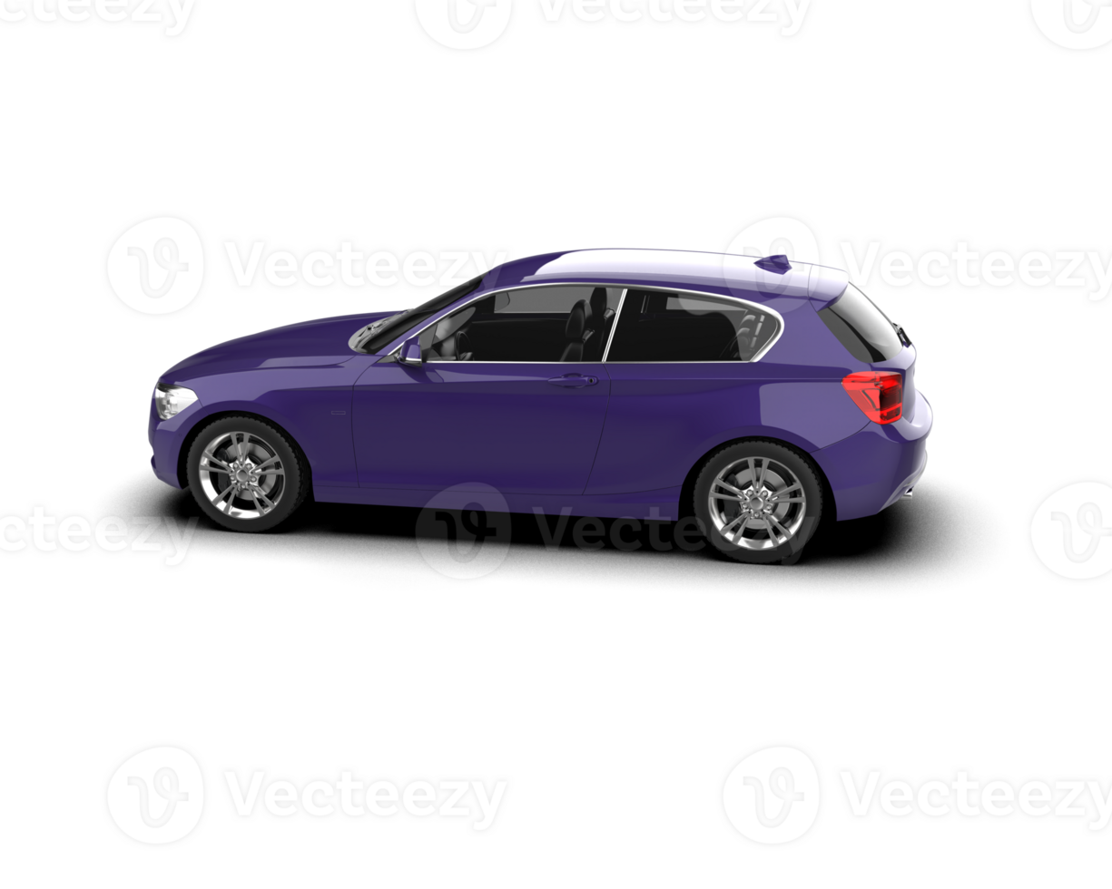 Modern car isolated on background. 3d rendering - illustration png