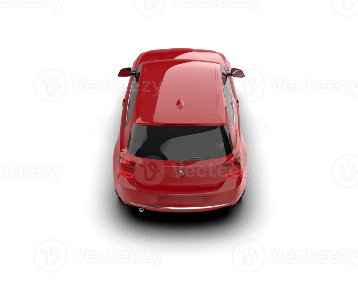 Modern car isolated on background. 3d rendering - illustration png