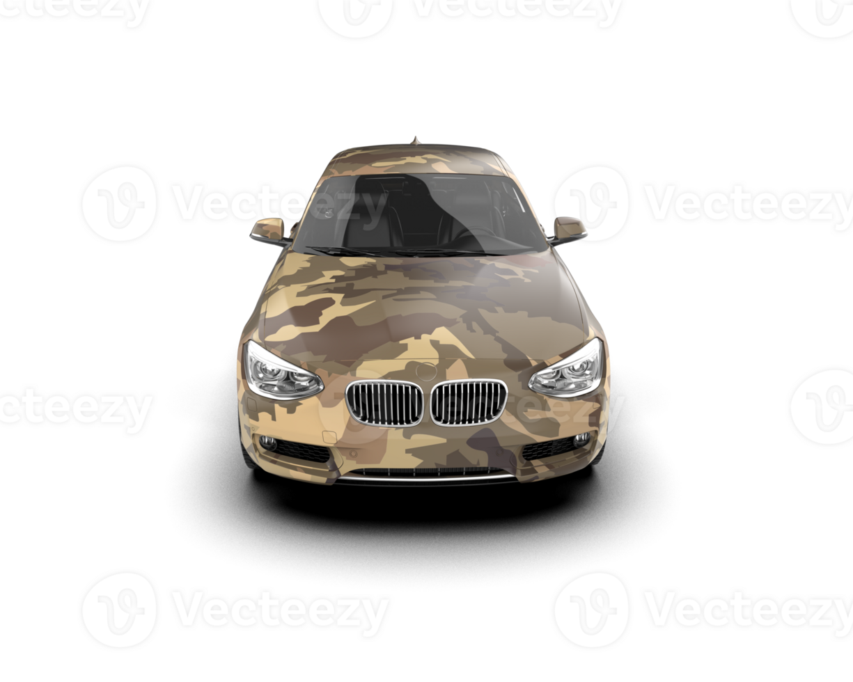 Modern car isolated on background. 3d rendering - illustration png