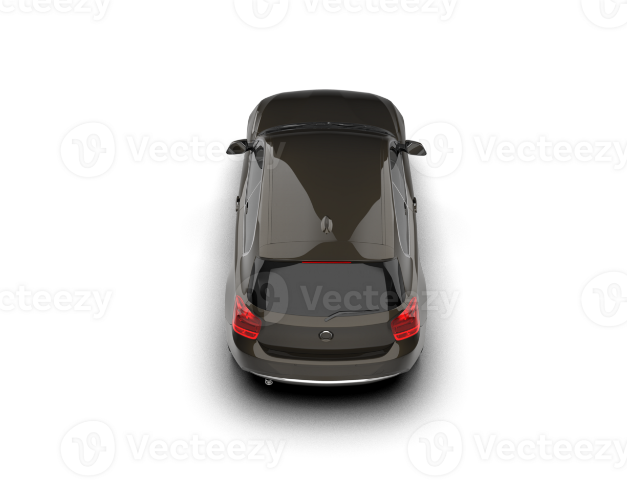 Modern car isolated on background. 3d rendering - illustration png