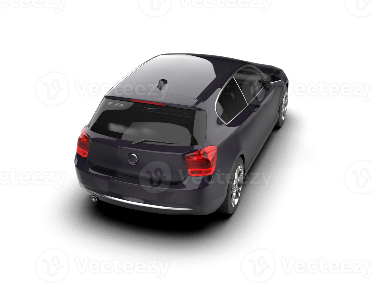 Modern car isolated on background. 3d rendering - illustration png