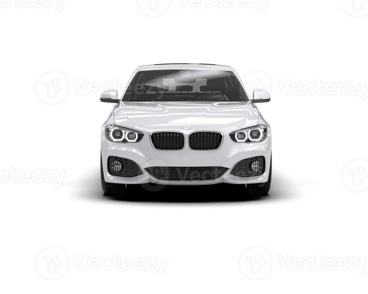 Modern car isolated on background. 3d rendering - illustration png