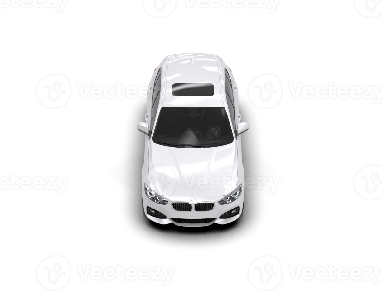 Modern car isolated on background. 3d rendering - illustration png