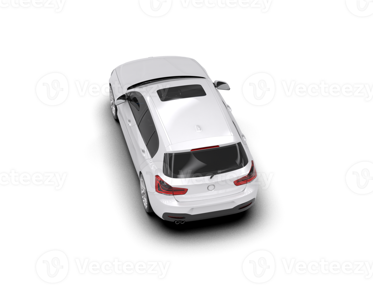 Modern car isolated on background. 3d rendering - illustration png