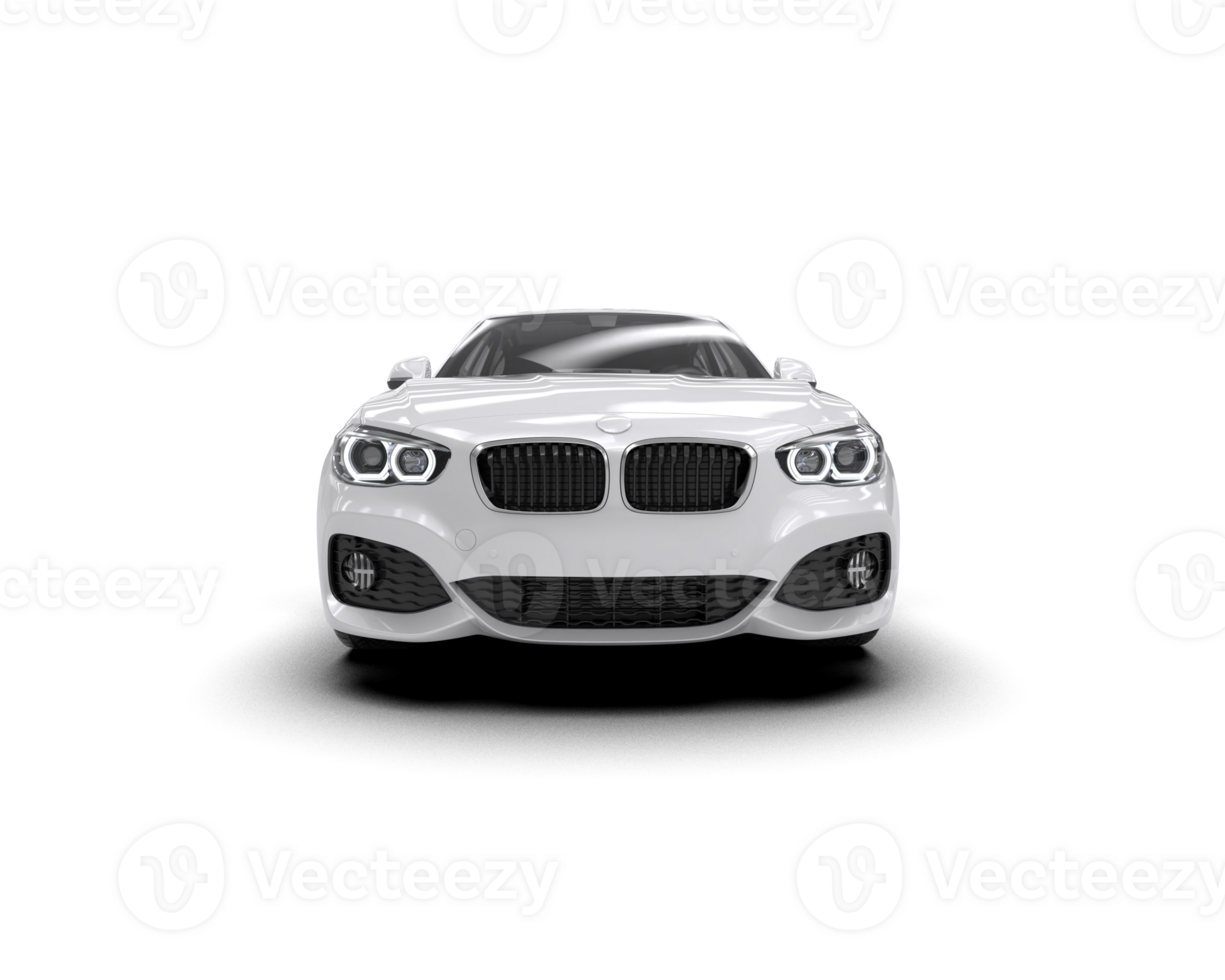 Modern car isolated on background. 3d rendering - illustration png