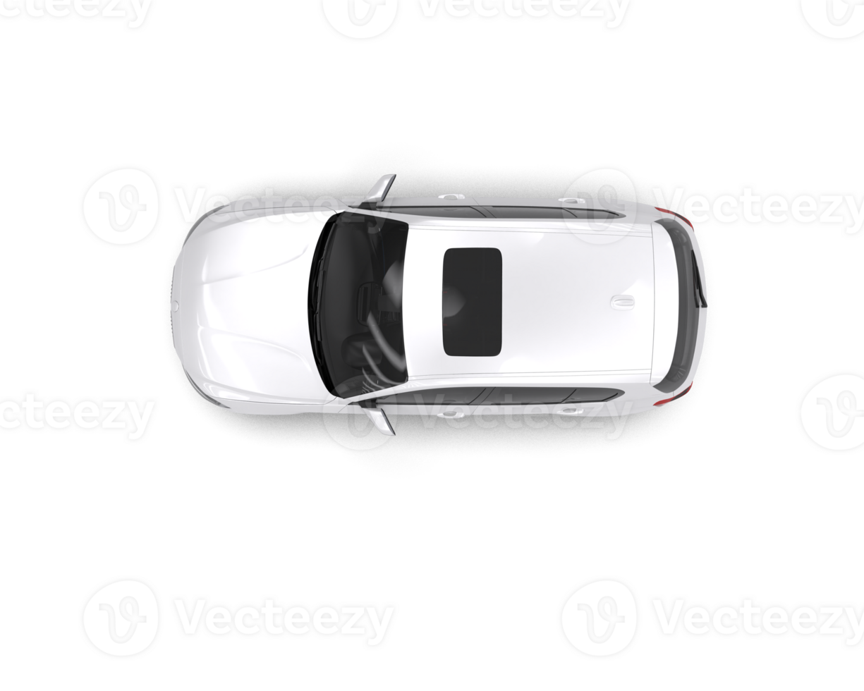 Modern car isolated on background. 3d rendering - illustration png
