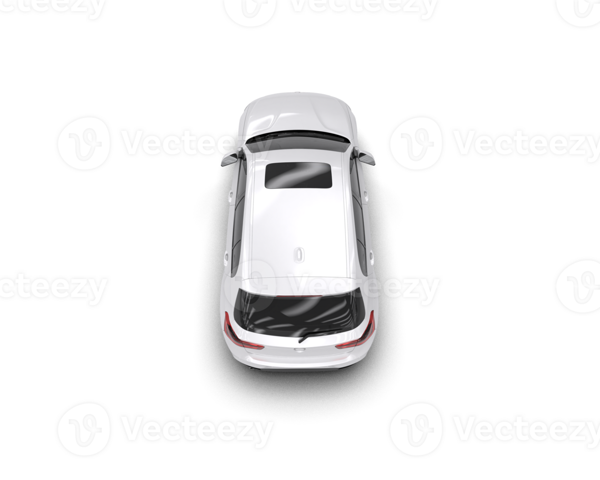 Modern car isolated on background. 3d rendering - illustration png