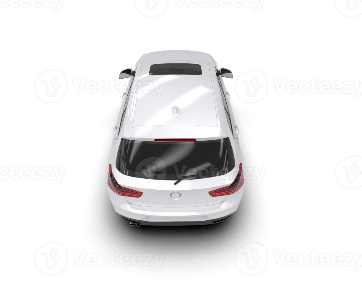 Modern car isolated on background. 3d rendering - illustration png