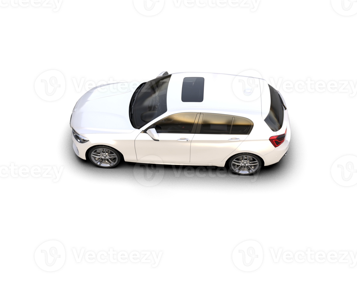 Modern car isolated on background. 3d rendering - illustration png
