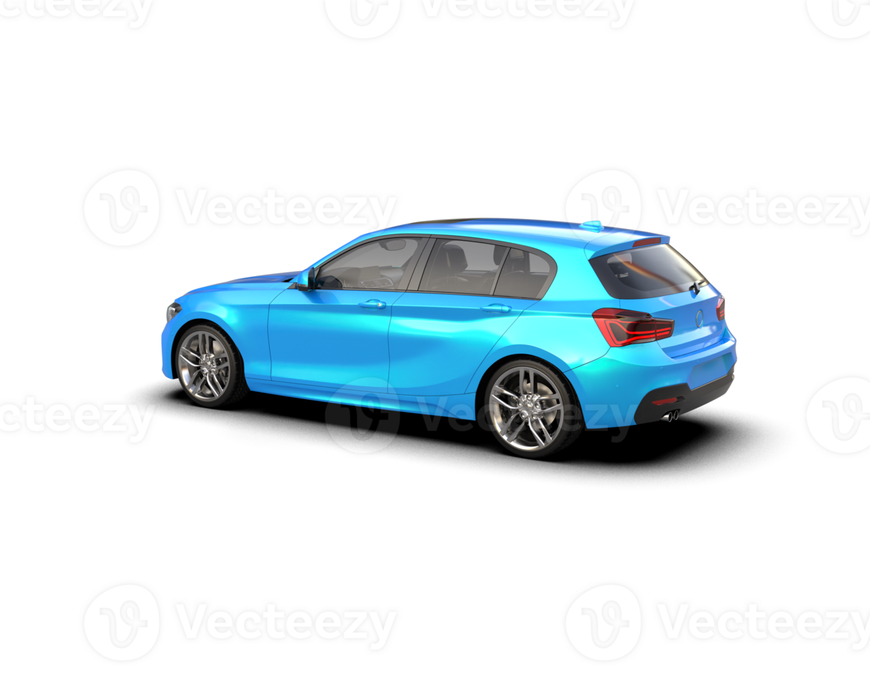 Modern car isolated on background. 3d rendering - illustration png