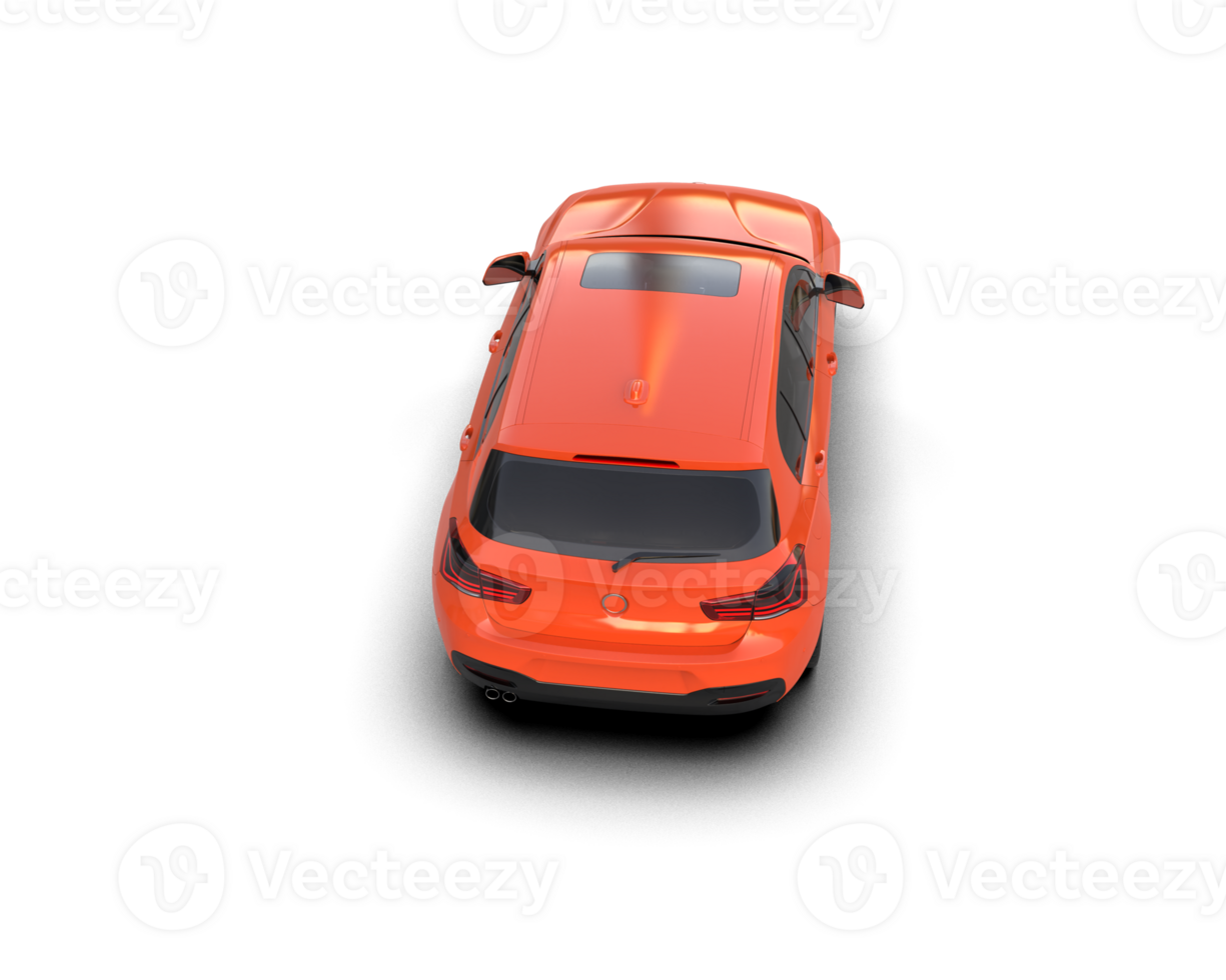 Modern car isolated on background. 3d rendering - illustration png