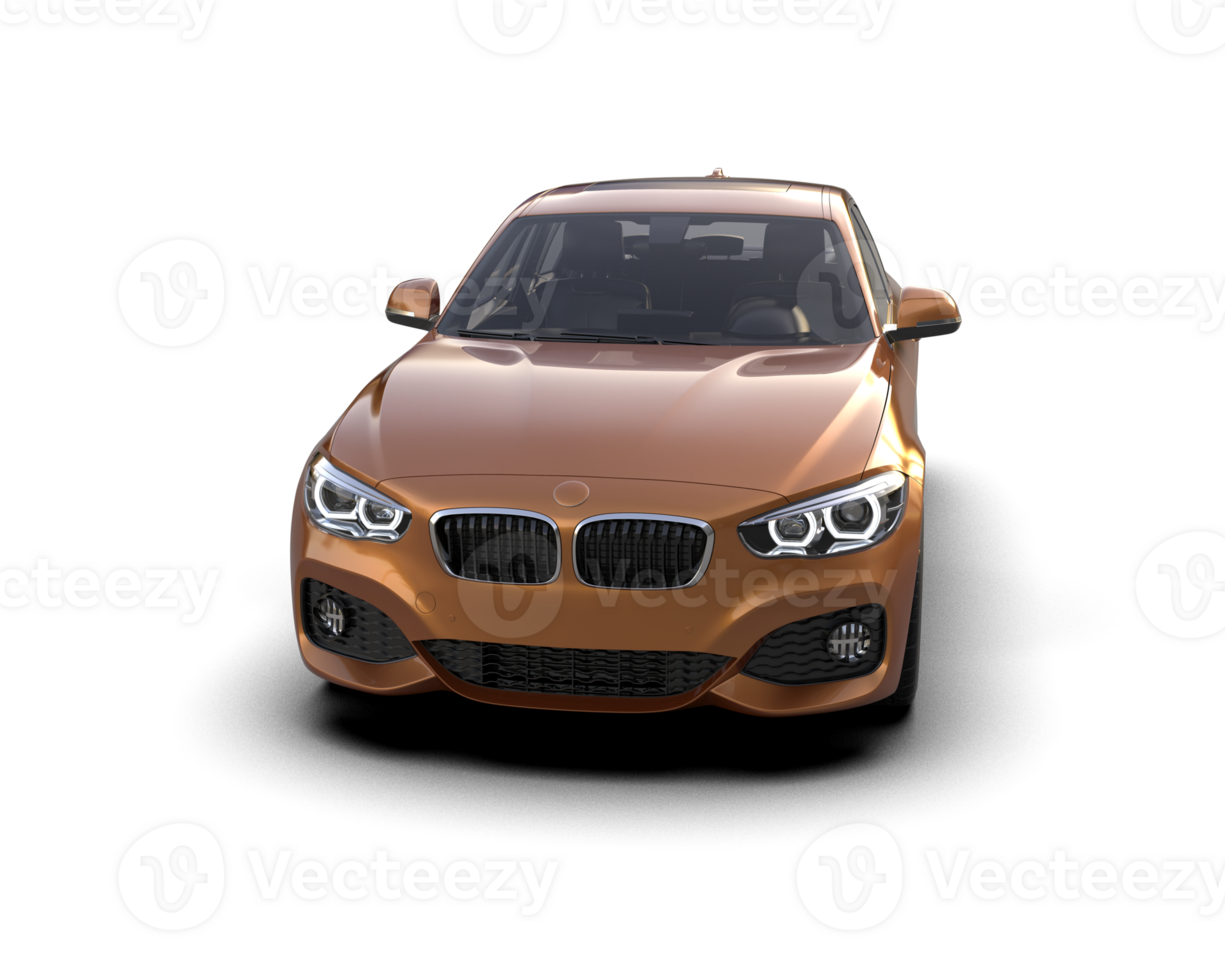 Modern car isolated on background. 3d rendering - illustration png
