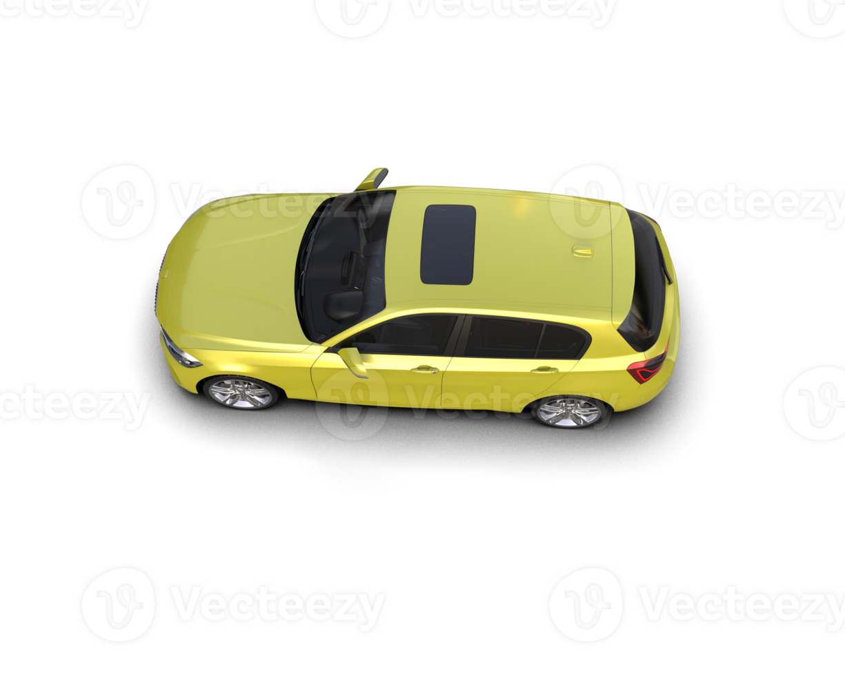 Modern car isolated on background. 3d rendering - illustration png