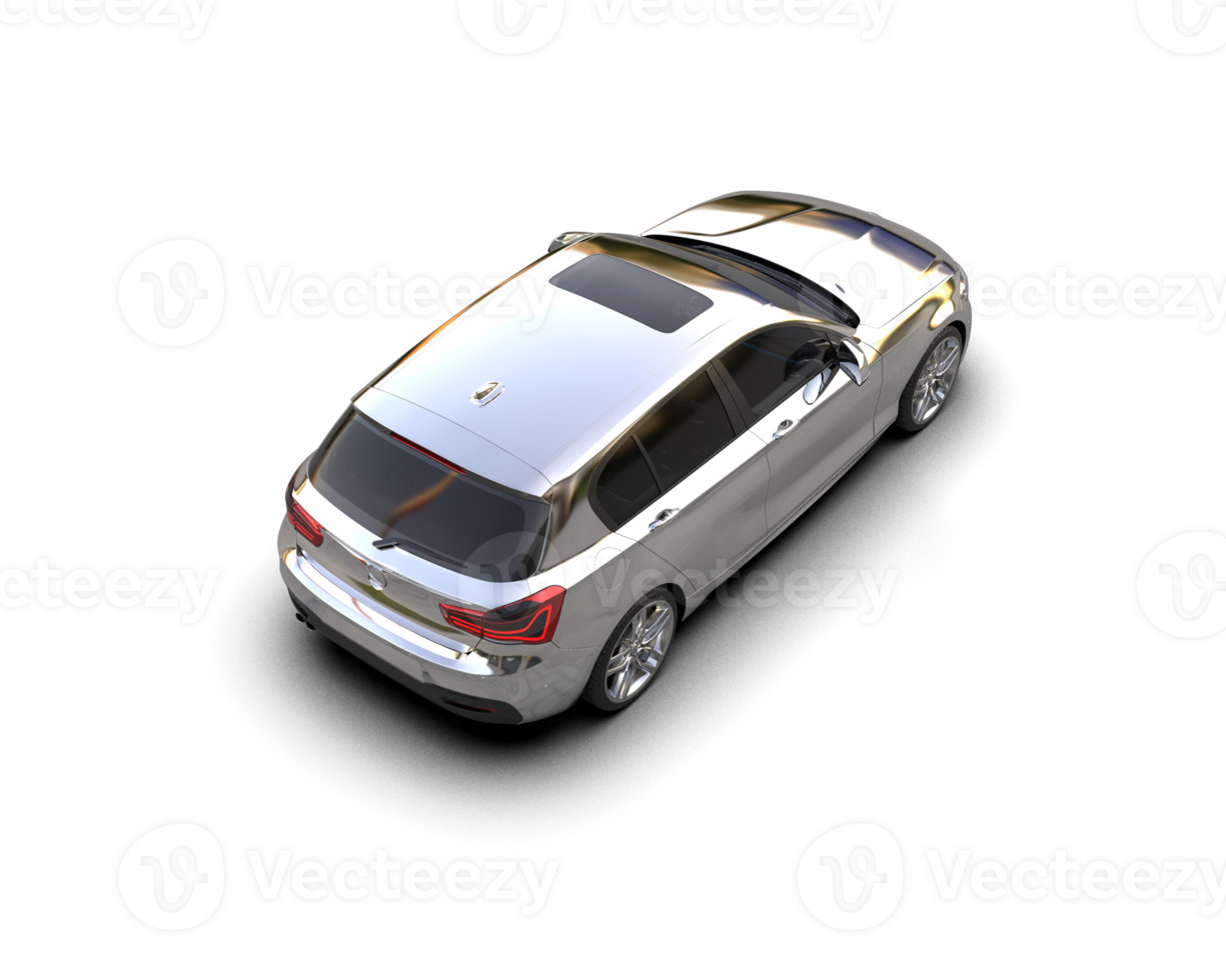 Modern car isolated on background. 3d rendering - illustration png