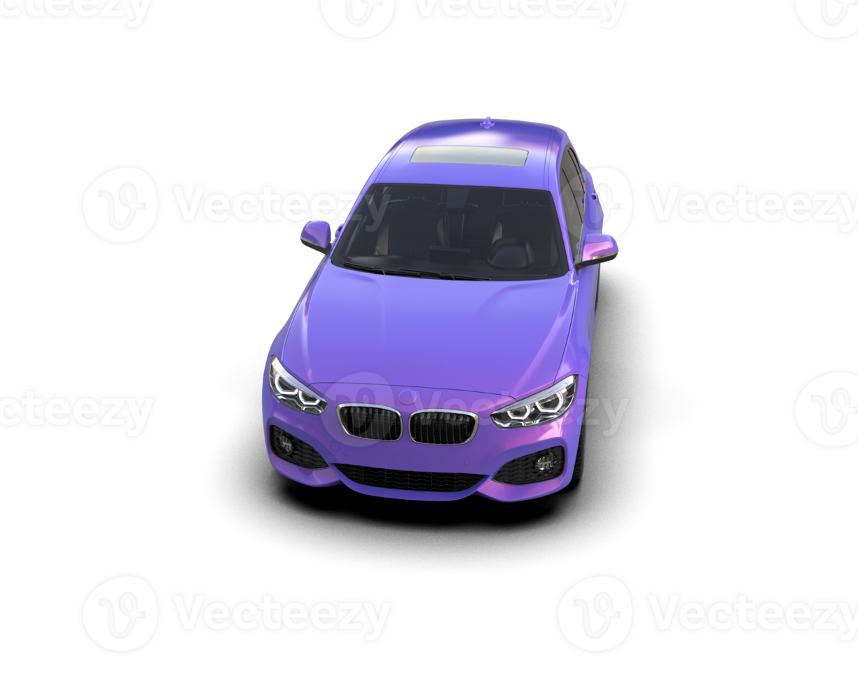 Modern car isolated on background. 3d rendering - illustration png