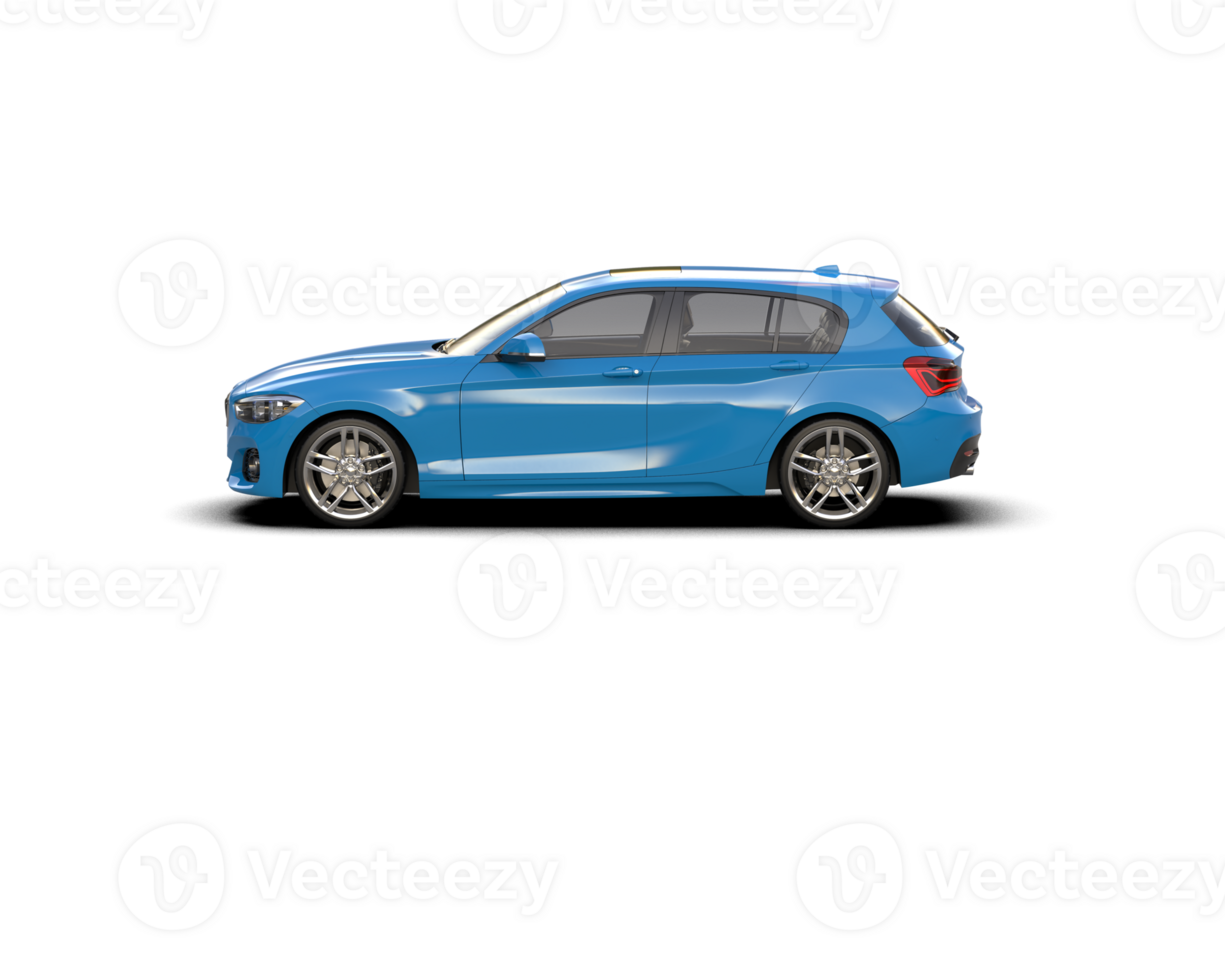 Modern car isolated on background. 3d rendering - illustration png