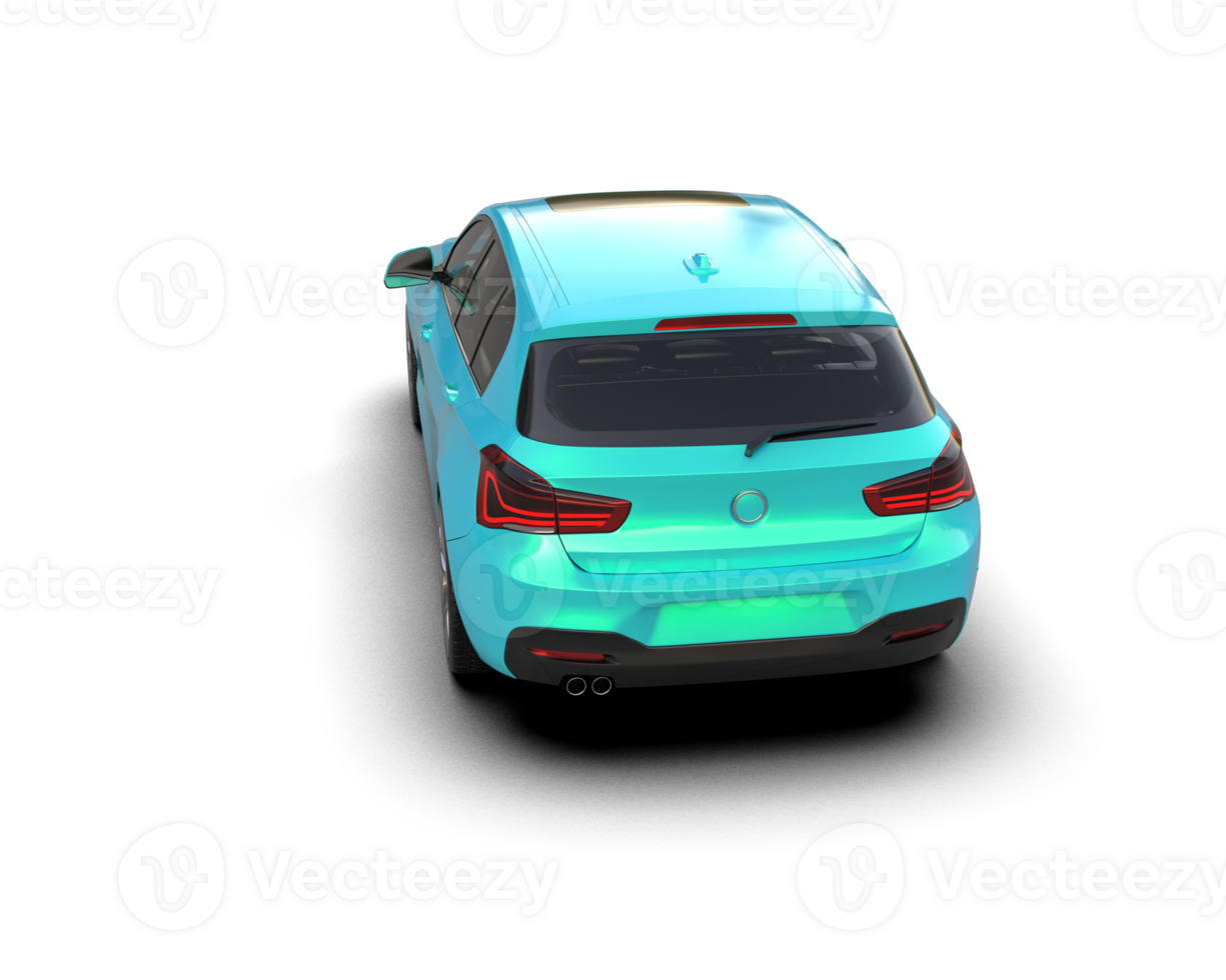 Modern car isolated on background. 3d rendering - illustration png