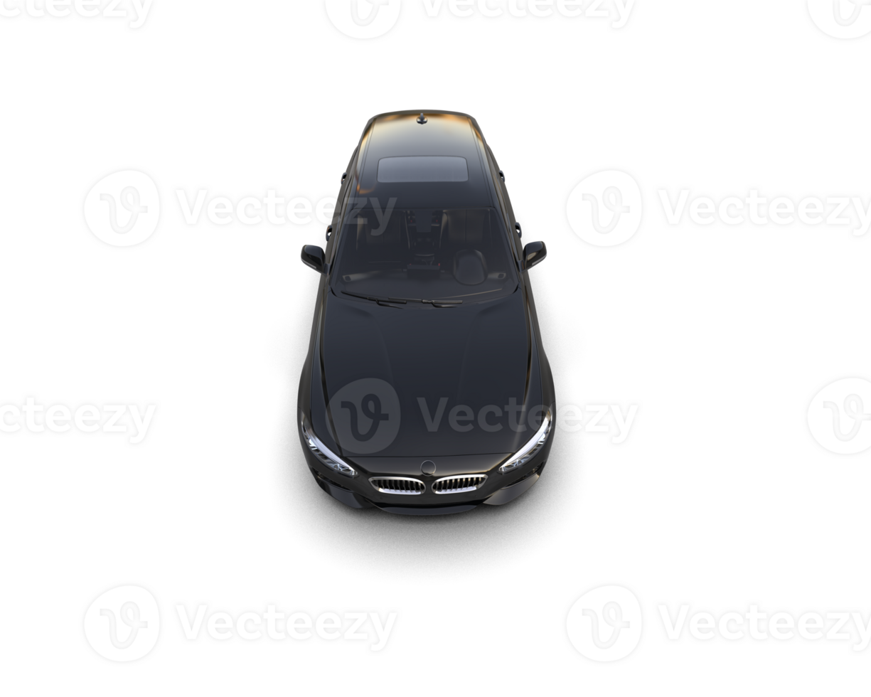 Modern car isolated on background. 3d rendering - illustration png