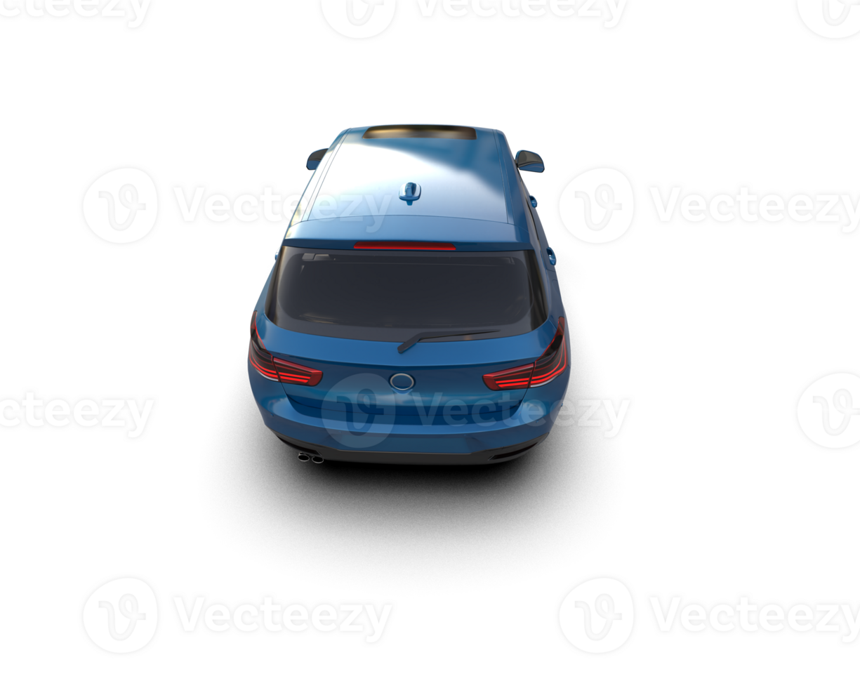 Modern car isolated on background. 3d rendering - illustration png