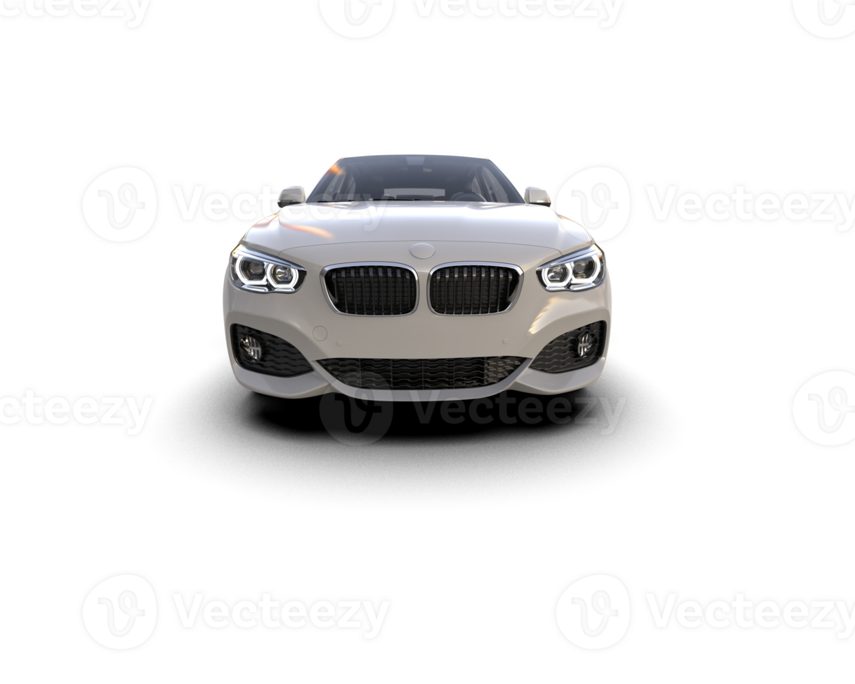 Modern car isolated on background. 3d rendering - illustration png