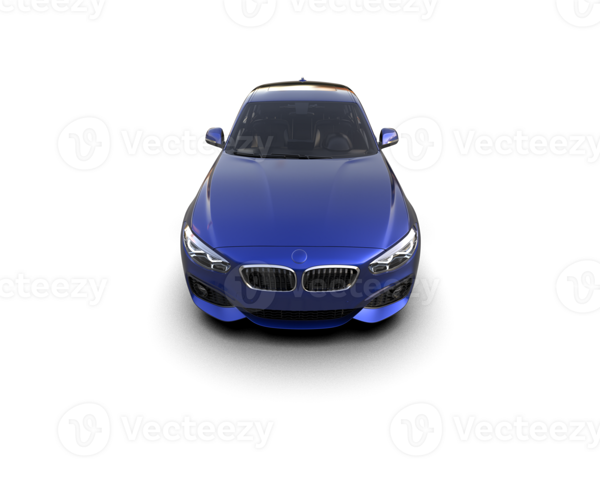 Modern car isolated on background. 3d rendering - illustration png