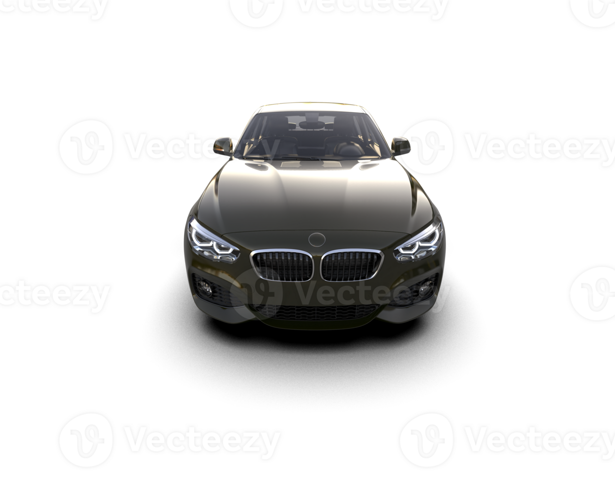 Modern car isolated on background. 3d rendering - illustration png