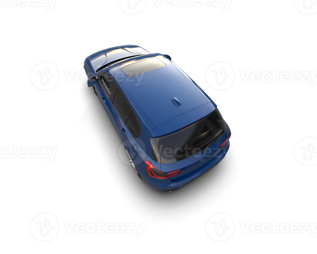 Modern car isolated on background. 3d rendering - illustration png