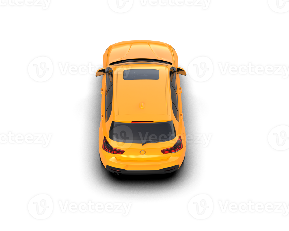 Modern car isolated on background. 3d rendering - illustration png