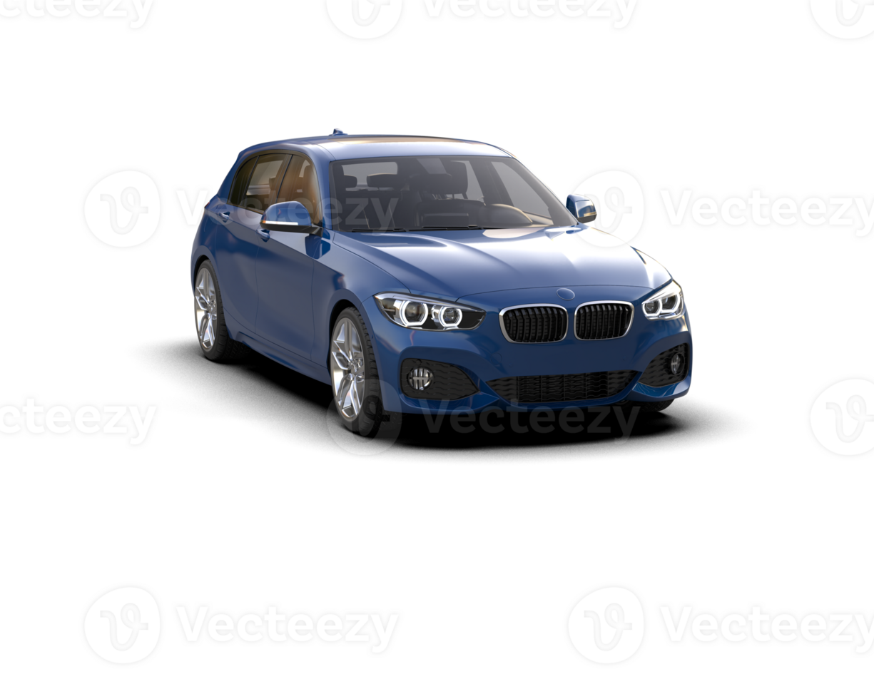 Modern car isolated on background. 3d rendering - illustration png