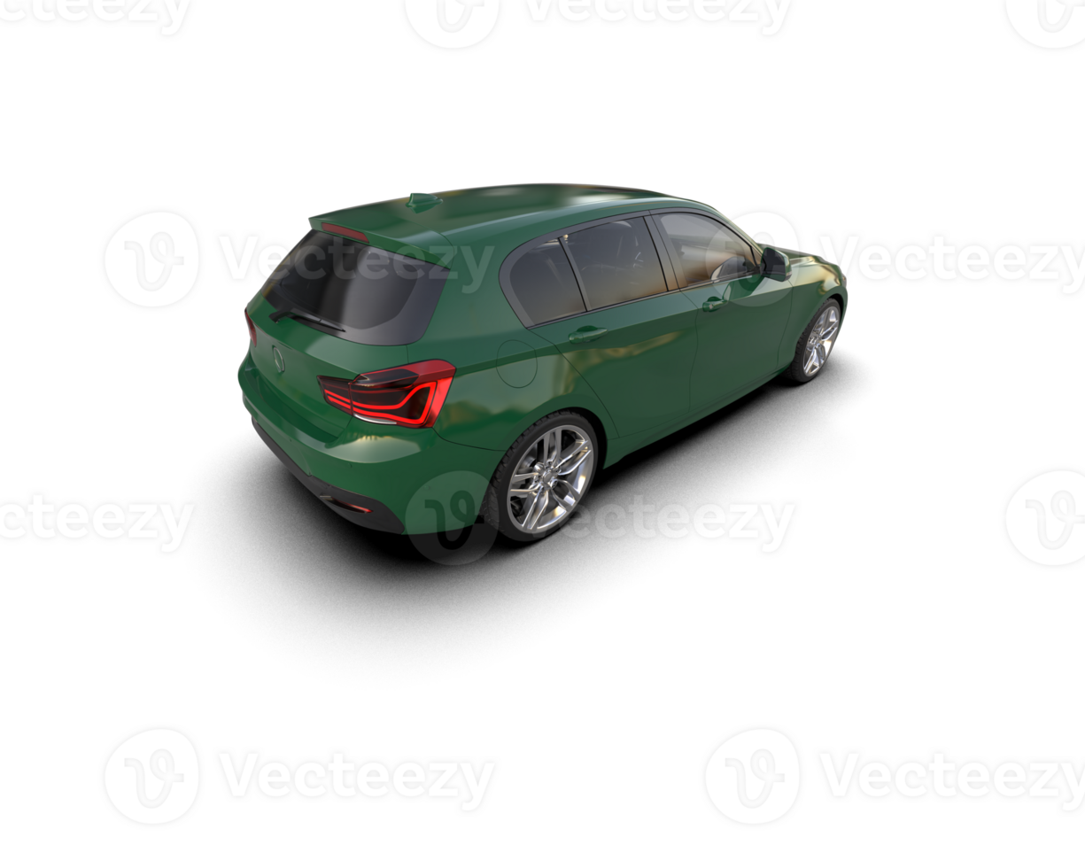 Modern car isolated on background. 3d rendering - illustration png