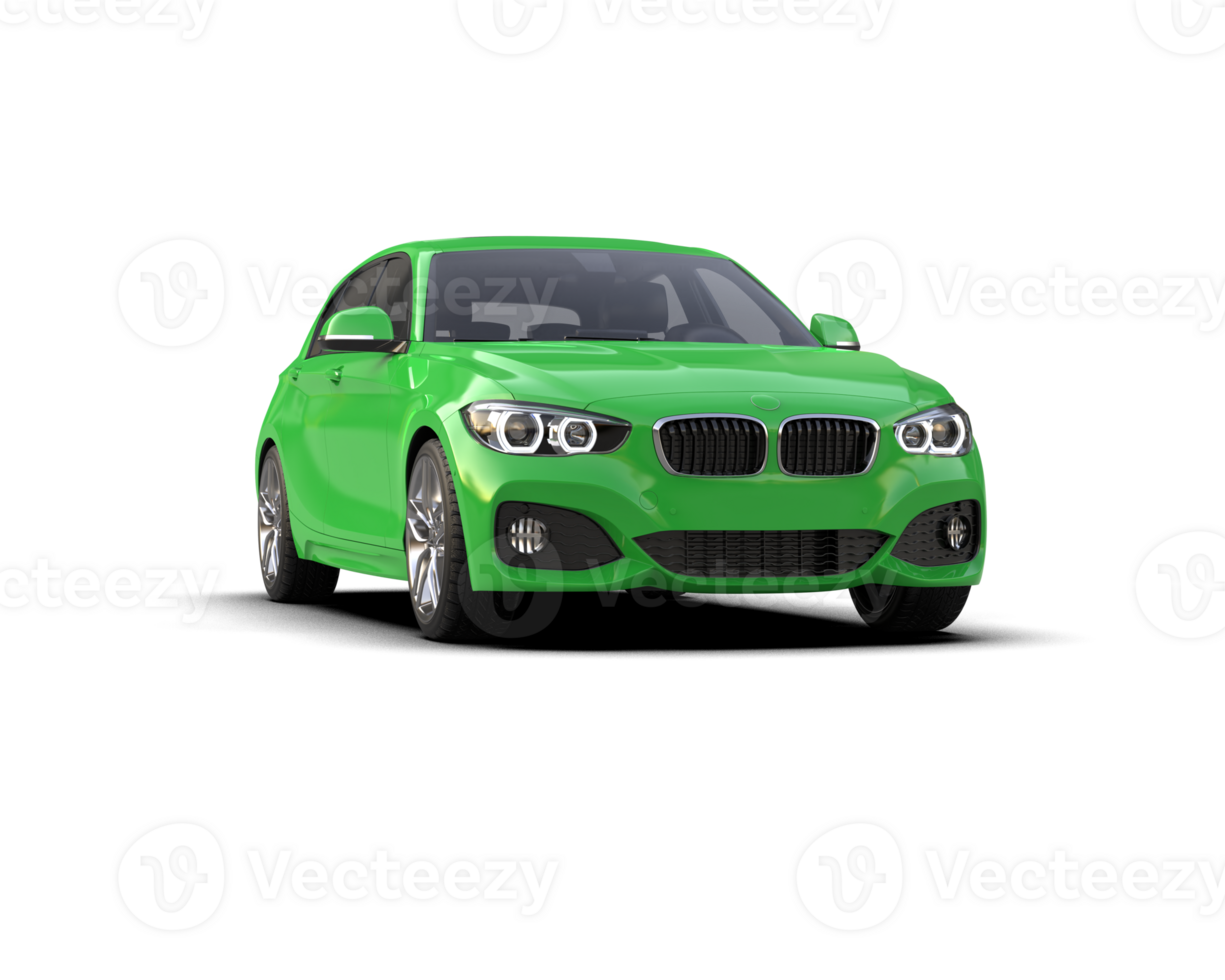 Modern car isolated on background. 3d rendering - illustration png