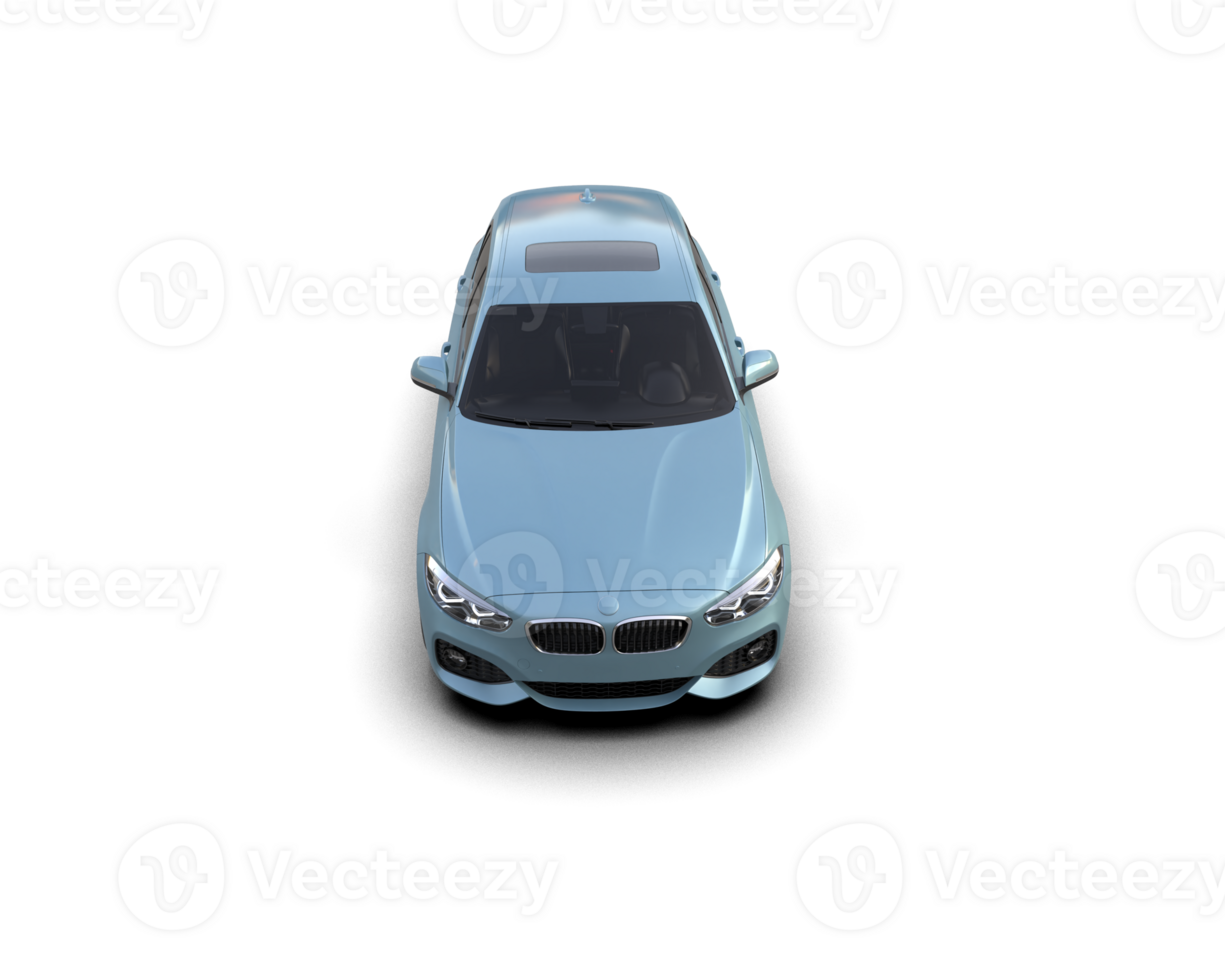 Modern car isolated on background. 3d rendering - illustration png