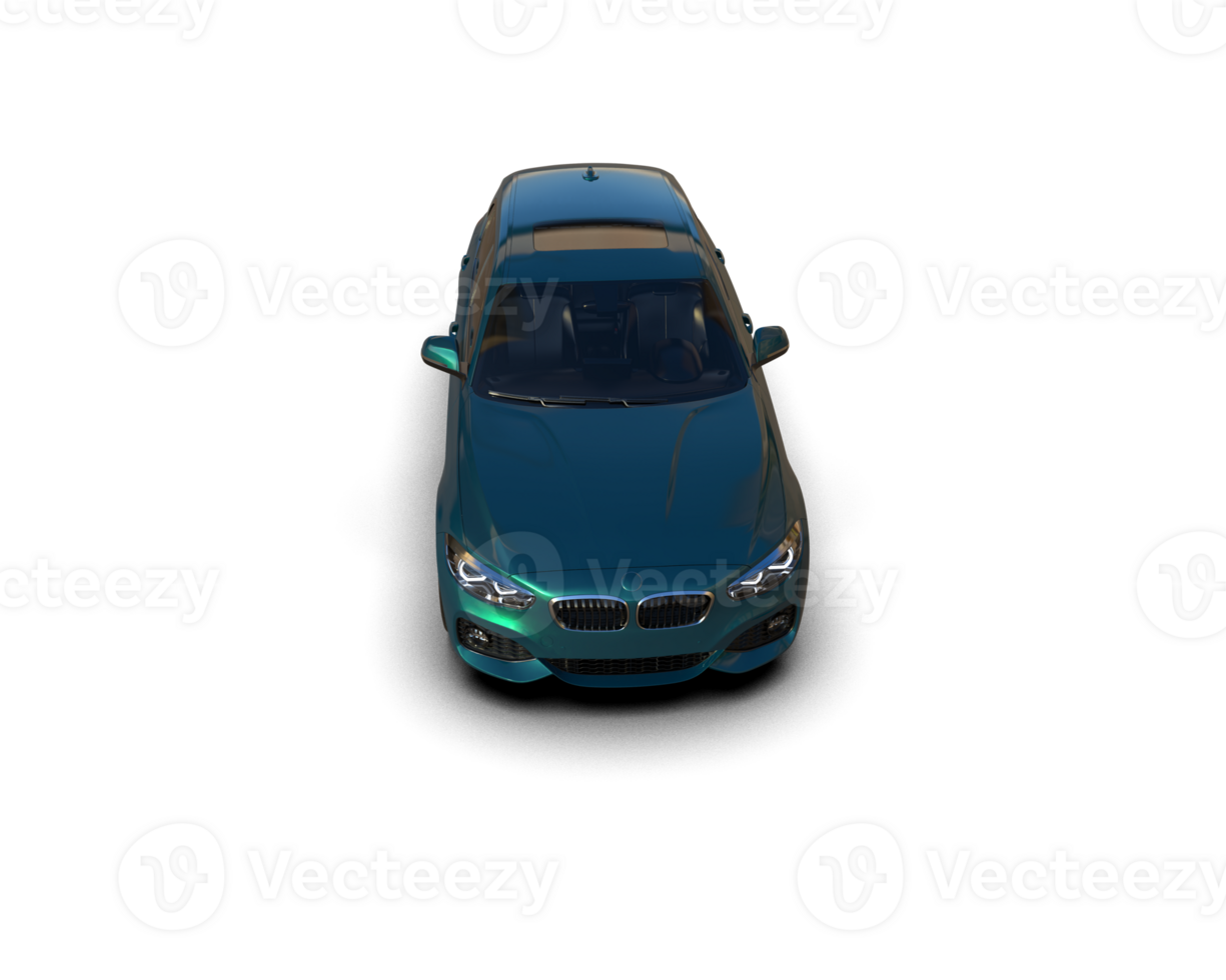 Modern car isolated on background. 3d rendering - illustration png