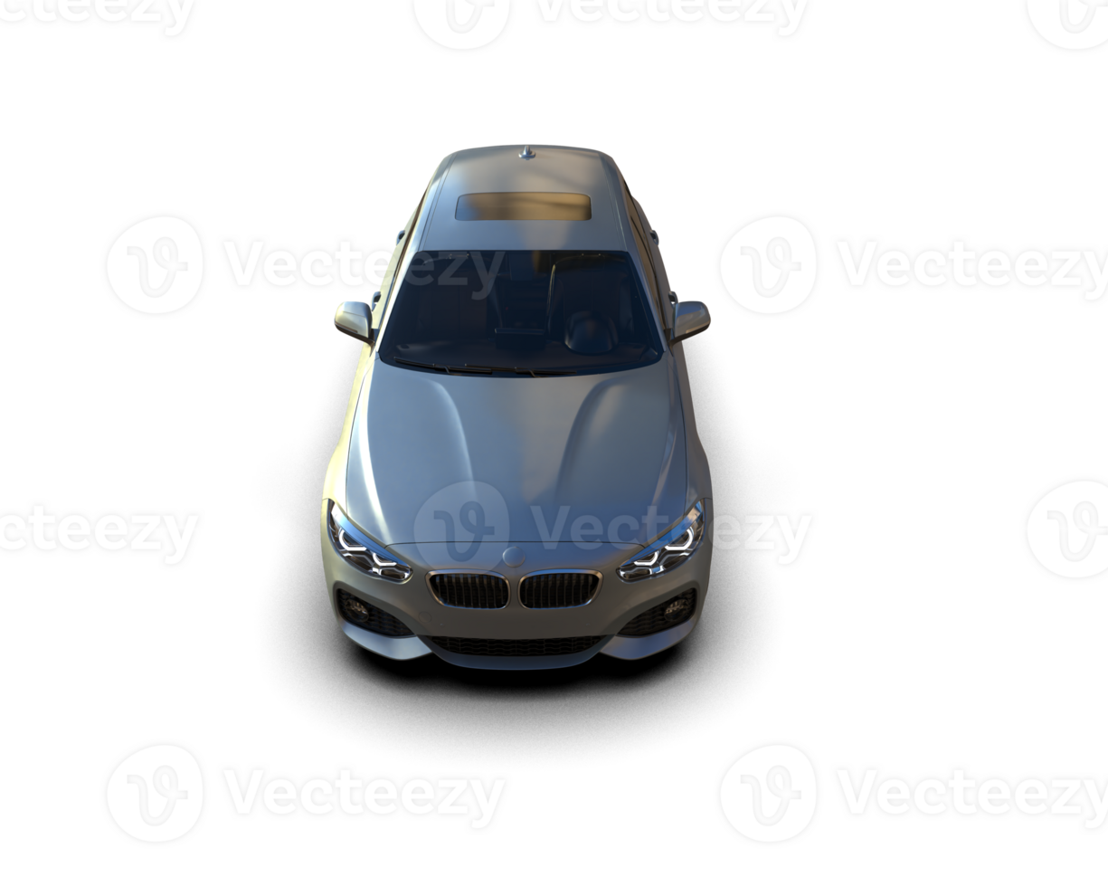 Modern car isolated on background. 3d rendering - illustration png