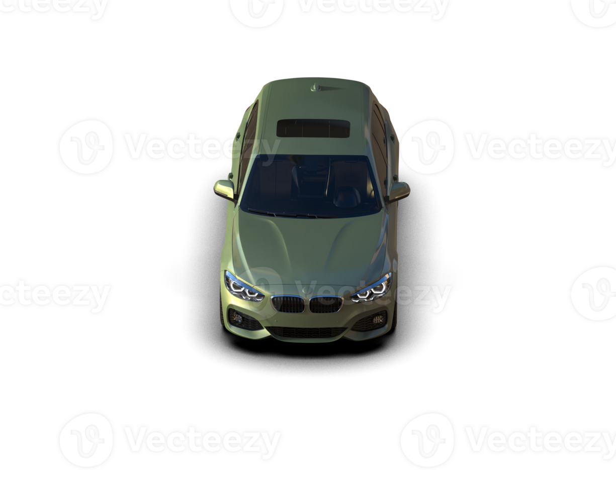 Modern car isolated on background. 3d rendering - illustration png