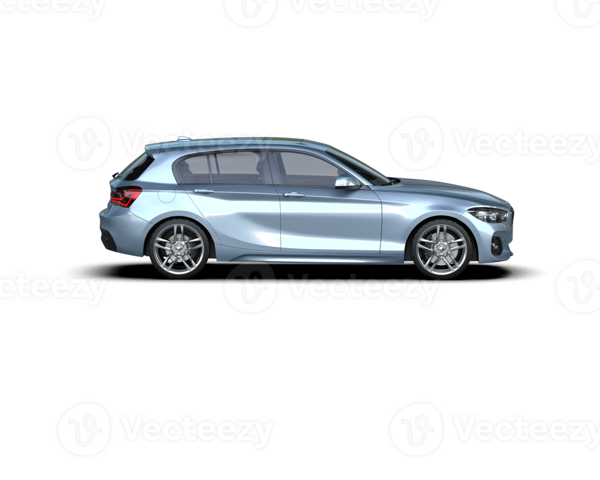 Modern car isolated on background. 3d rendering - illustration png